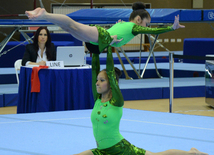 Akrobatika gimnastikası üzrə Azərbaycan və Bakı birinciliyi başlayıb. Azərbaycan, Bakı, 20 may 2016